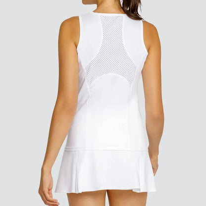 Women's Eudora Tennis Tank Chalk