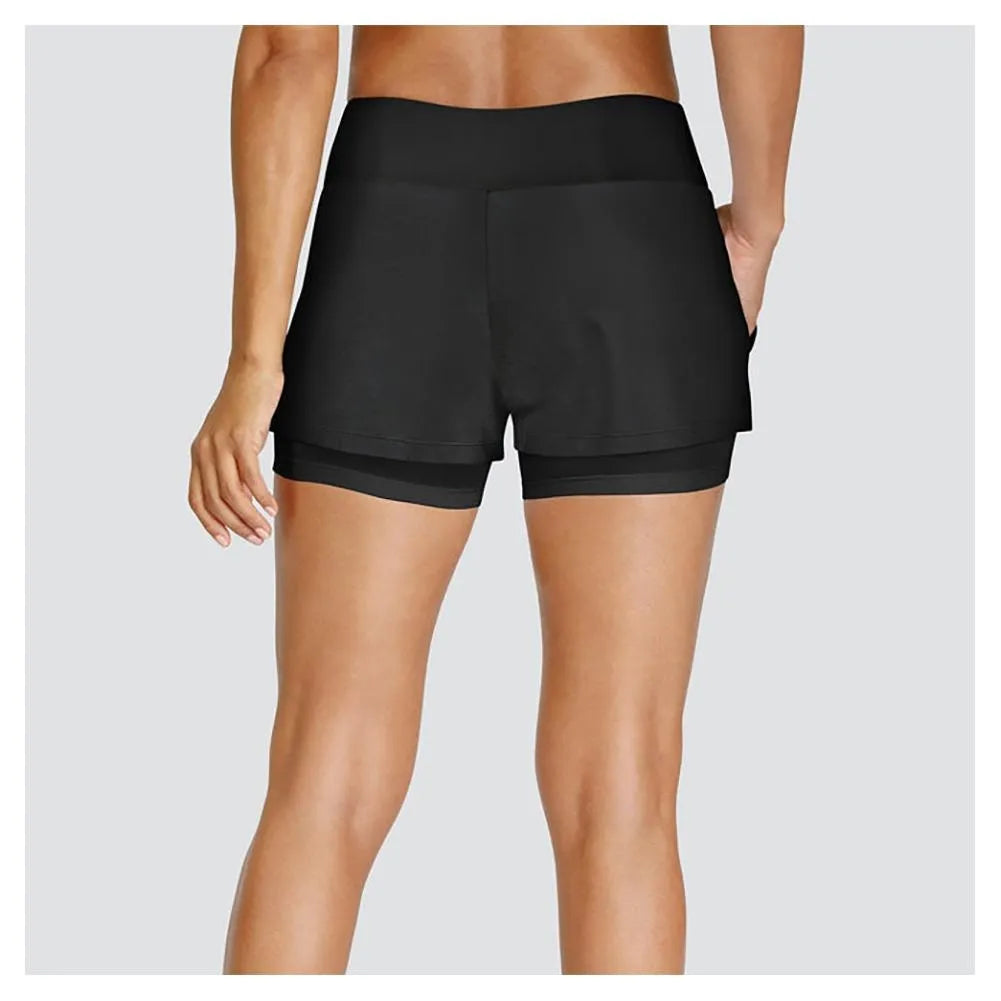 Women's Lulie 4 Inch Tennis Short Onyx