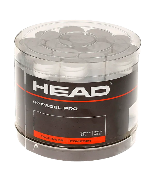 Tambor Overgrips HEAD Padel Pro White (x60)