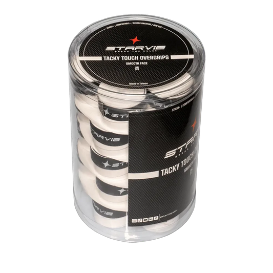 Tambor Overgrips Starvie Tacky Touch Smooth White (x25)