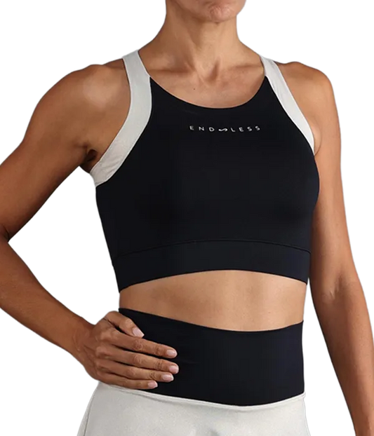 Top Endless Crop Black Golden 2025