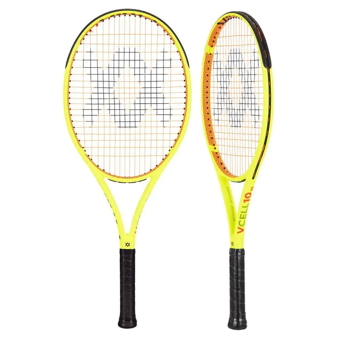 Juniors' V-Cell 10 Prestrung Tennis Racquet