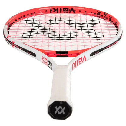 Juniors' Revolution 23 Prestrung Tennis Racquet White and Hot Pink
