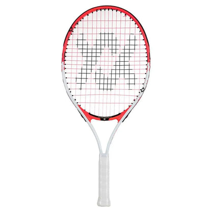 Juniors' Revolution 23 Prestrung Tennis Racquet White and Hot Pink