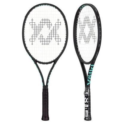 Team Speed Prestrung Tennis Racquet Black and Turquoise