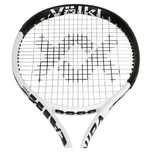 Team Speed Prestrung White and Black Tennis Racquet-Racquets-Volkl-V19603-2-Tennis Express