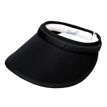 Women's Solid Clip-On Visor-Apparel-Glove It-V2-B-Black-Tennis Express