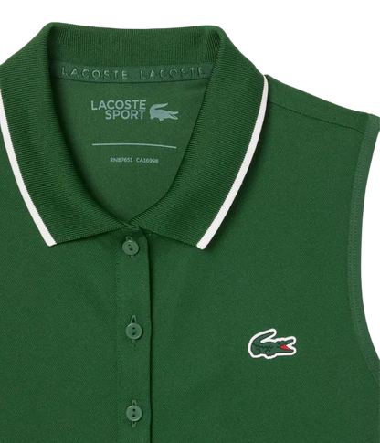Vestido Lacoste Verde/White 2025