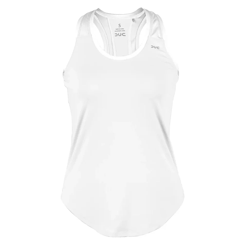 Women's Catalina Racerback Tennis Tank-Apparel-Duc-W2550-TEAM-White-655746Tennis Express