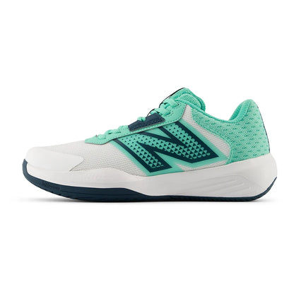 Women's 696v6 2E Width Tennis Shoes White and Deep End