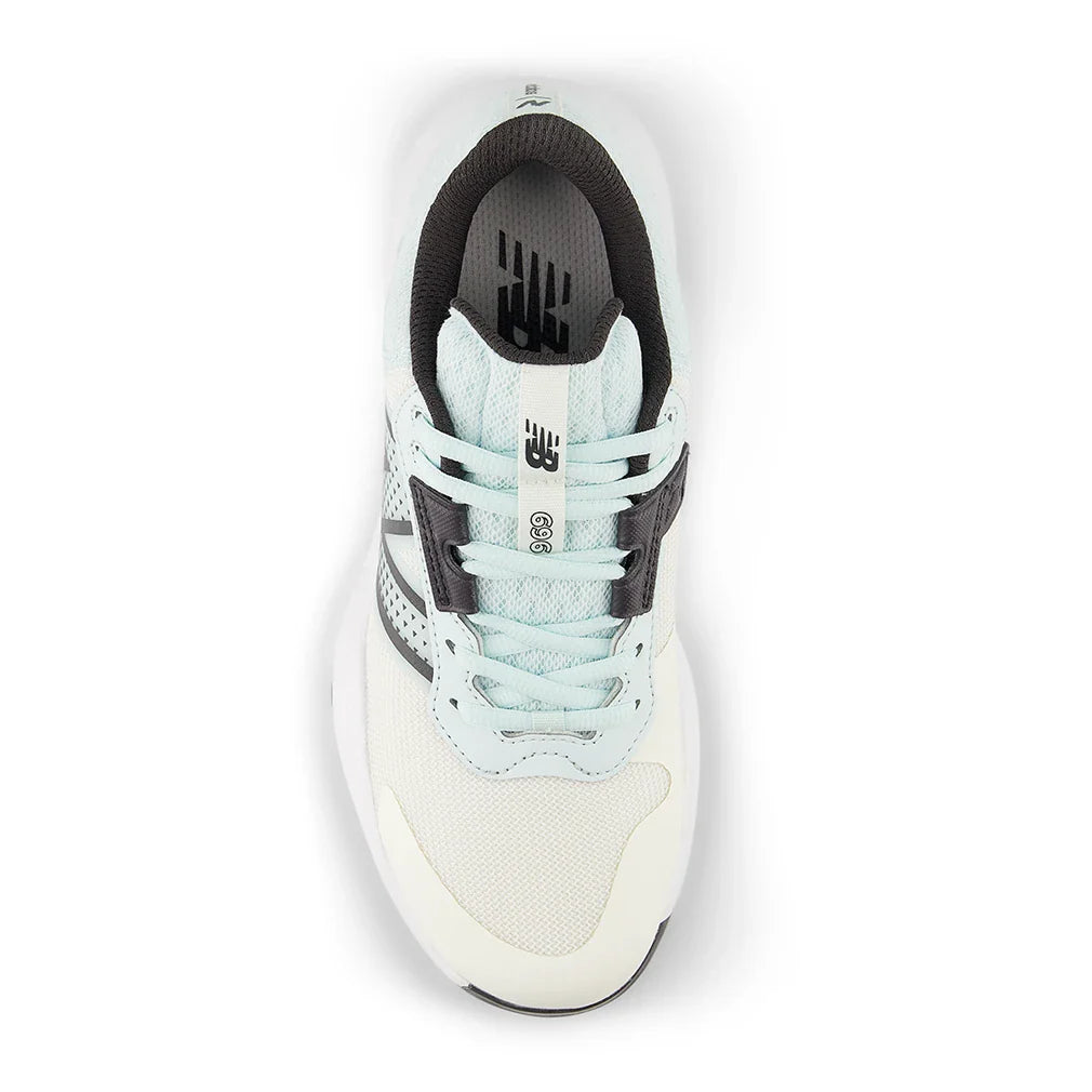 Women's 696v6 D Width Tennis Shoes Sea Salt and Glint Blue