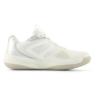Women's FuelCell 796v5 D Width Tennis Shoes Sea Salt and Metallic Silver 877 C