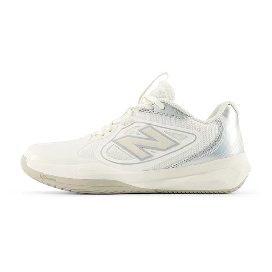 Women's FuelCell 796v5 D Width Tennis Shoes Sea Salt and Metallic Silver 877 C