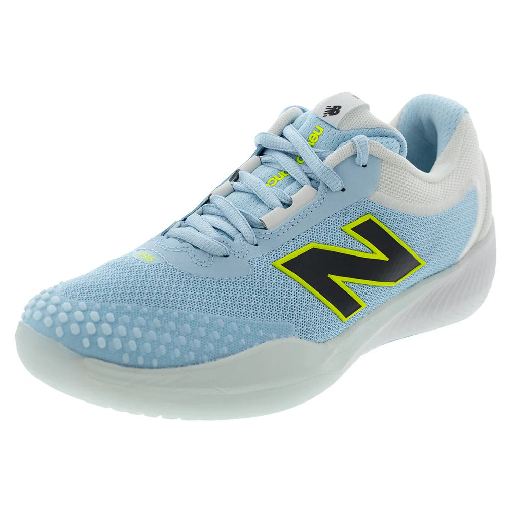 Women's FuelCell 996v6 D Width Tennis Shoes Sea Salt and Glint Blue-Footwear-New Balance-W996605Dcopy-Tennis Express