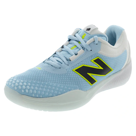 Women's FuelCell 996v6 D Width Tennis Shoes Sea Salt and Glint Blue-Footwear-New Balance-W996605Dcopy-Tennis Express