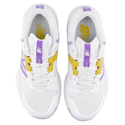Women's 696v6 B Width Tennis Shoes White and Daybreak