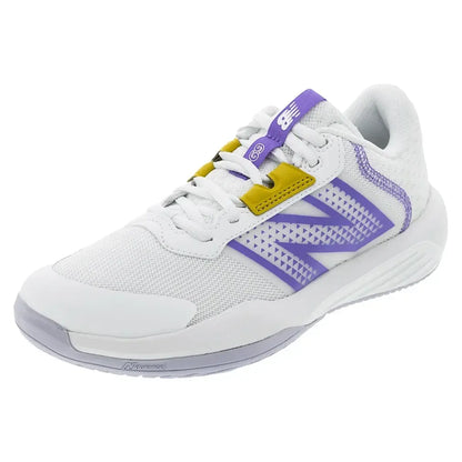 Women's 696v6 B Width Tennis Shoes White and Daybreak-Footwear-New Balance-WCH696O6B-F25copy-Tennis Express