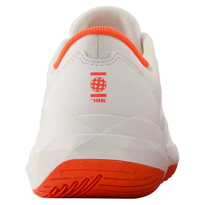 Women's FuelCell 796v4 2E Width Tennis Shoes White and Urgent Red