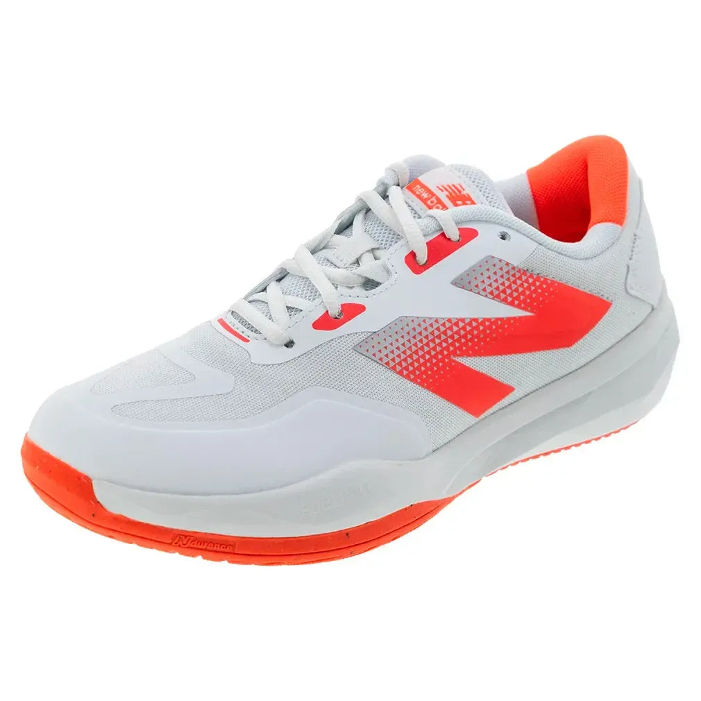 Women's FuelCell 796v4 2E Width Tennis Shoes White and Urgent Red-Footwear-New Balance-WCH796G42E-F25copy-Tennis Express