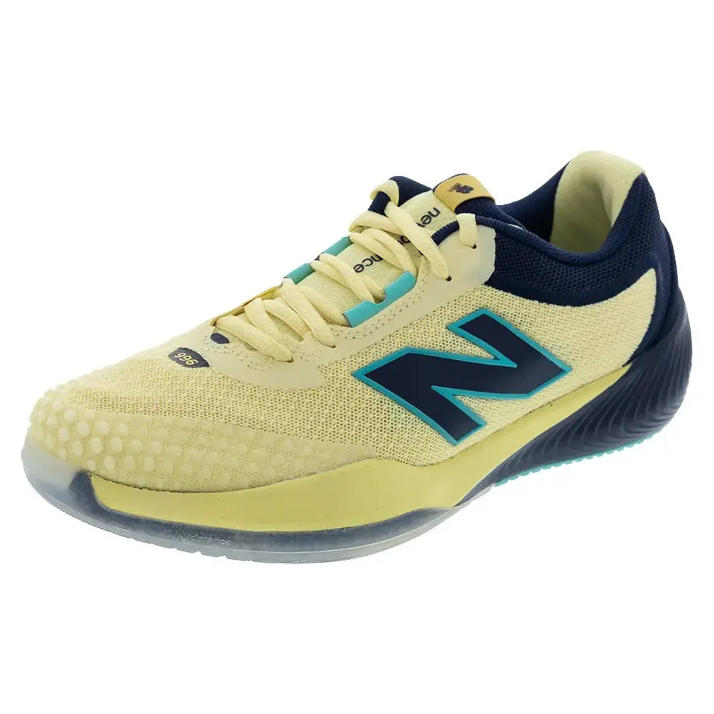 Women's FuelCell 996v6 B Width Tennis Shoes Parchment and Navy-Footwear-New Balance-WCH996I6B-S25_copy-Tennis Express