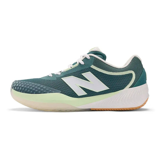 Women's FuelCell 996v6 B Width Tennis Shoes New Spruce and White