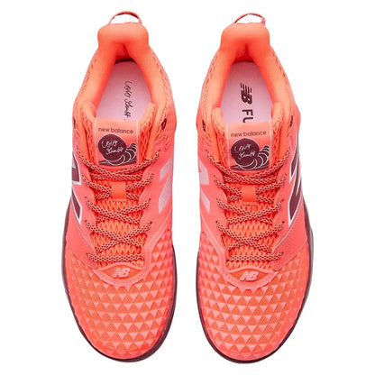 Women's Coco CG2 D Width Tennis Shoes Urgent Red and Monarch Burgundy