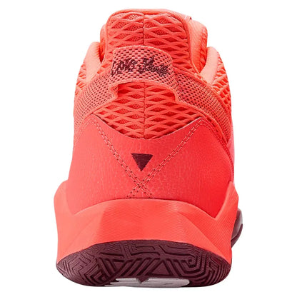 Women's Coco CG2 D Width Tennis Shoes Urgent Red and Monarch Burgundy