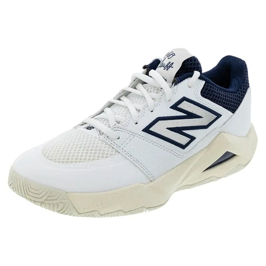 Women's FuelCell Delray D Width Tennis Shoes White and Navy-Footwear-New Balance-WCHCODW2D-S25copy-Tennis Express