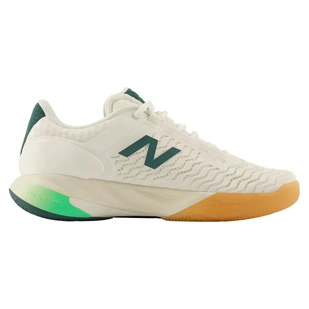 Women's Fresh Foam X CT-Rally v2 B Width Tennis Shoes Sea Salt and Lime Leaf