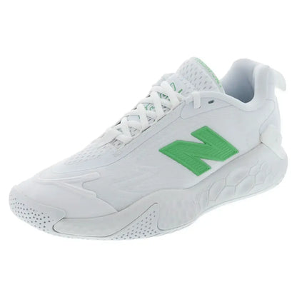 Women's Fresh Foam X CT-Rally B Width Tennis Shoes White and Green Apple-Footwear-New Balance-WCHRALGB-U25copy-Tennis Express