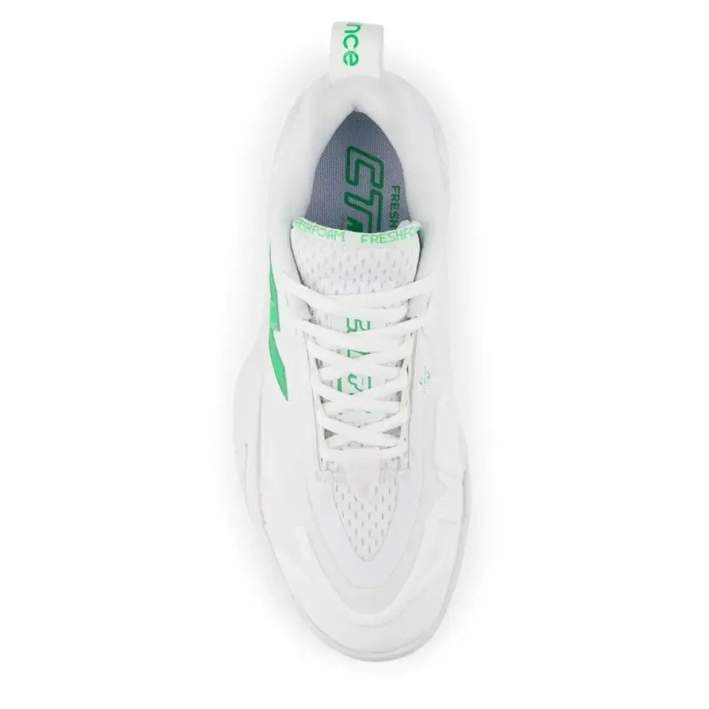 Women's Fresh Foam X CT-Rally B Width Tennis Shoes White and Green Apple