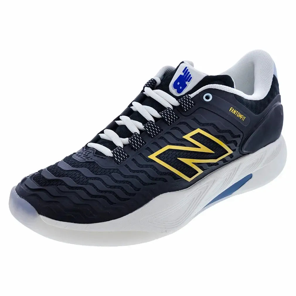 Women's Fresh Foam X CT-Rally v2 D Width Tennis Shoes Black and Apollo Gold-Footwear-New Balance-WCHRALP2D-H25-Tennis Express