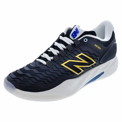 Women's Fresh Foam X CT-Rally v2 D Width Tennis Shoes Black and Apollo Gold-Footwear-New Balance-WCHRALP2D-H25-Tennis Express