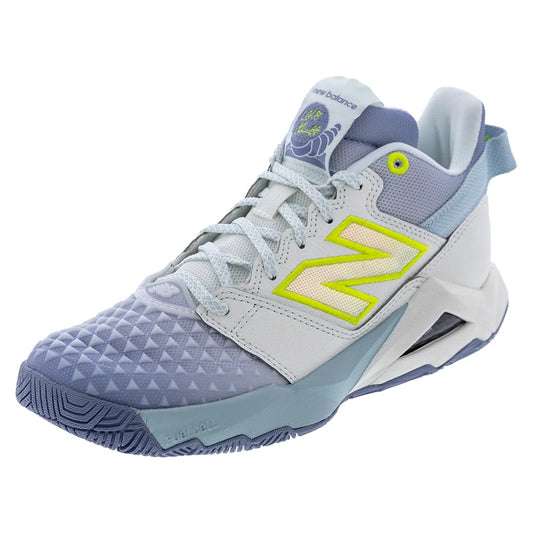 Women's Coco CG2 B Width Tennis Shoes Sea Salt and Glint Blue
