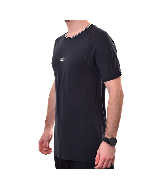 Camiseta Wilson Crew Negra