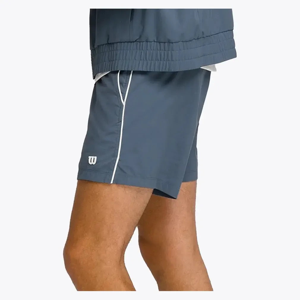 Men's 6 inch Unlined Volley Tennis Shorts Slate Blue