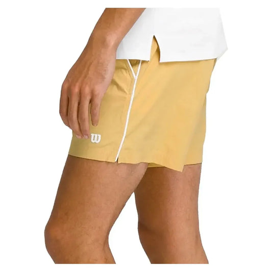Men's 6 inch Unlined Volley Tennis Shorts Golden