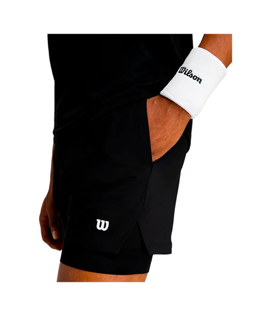 Pantalón Corto Wilson Tournament V2 7´´ Negro 2025