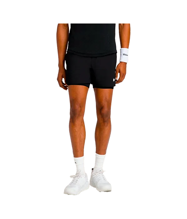 Pantalón Corto Wilson Tournament V2 7´´ Negro 2025