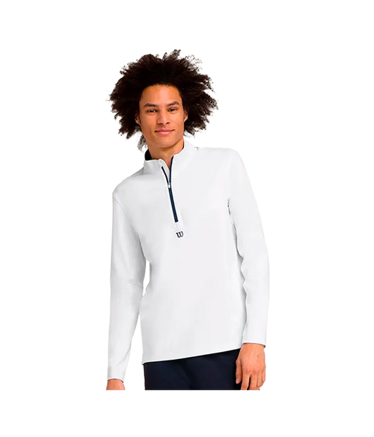 Sudadera Wilson Elevate Performance White 2025