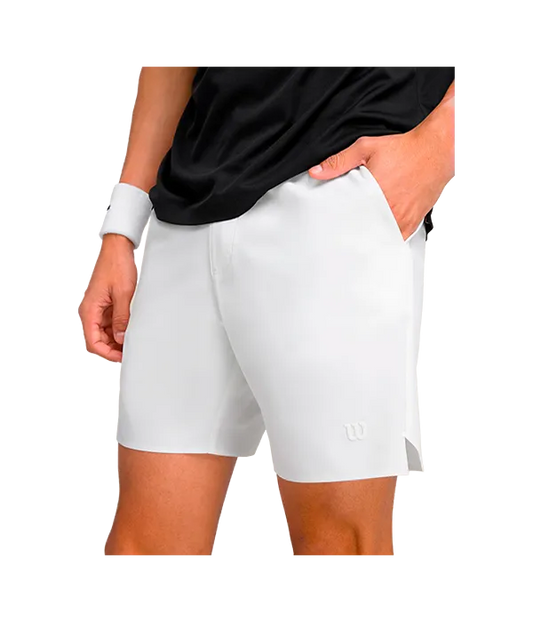 Pantalón Corto Wilson Tournamet V2 7´´ White 2025