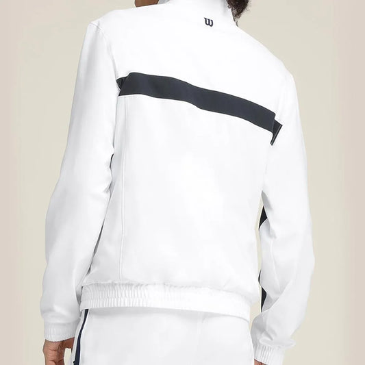 Men's Grand Slam Tennis Jacket Bright White-Apparel-Wilson-WM00316411WTA_1-Tennis Express
