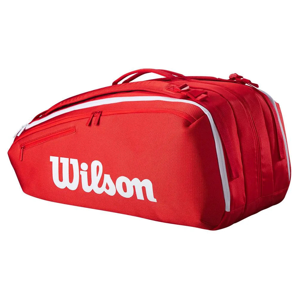Super Tour 2025 15 Pack Tennis Bag Red