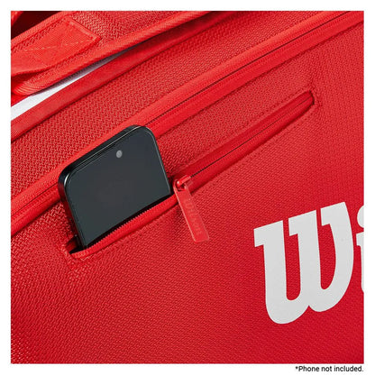 Super Tour 2025 6 Pack Tennis Bag Red