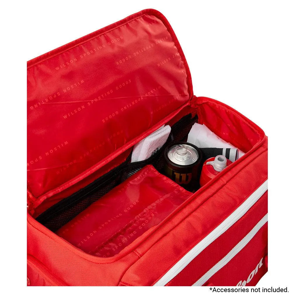 Super Tour 2025 Small Tennis Duffel Red