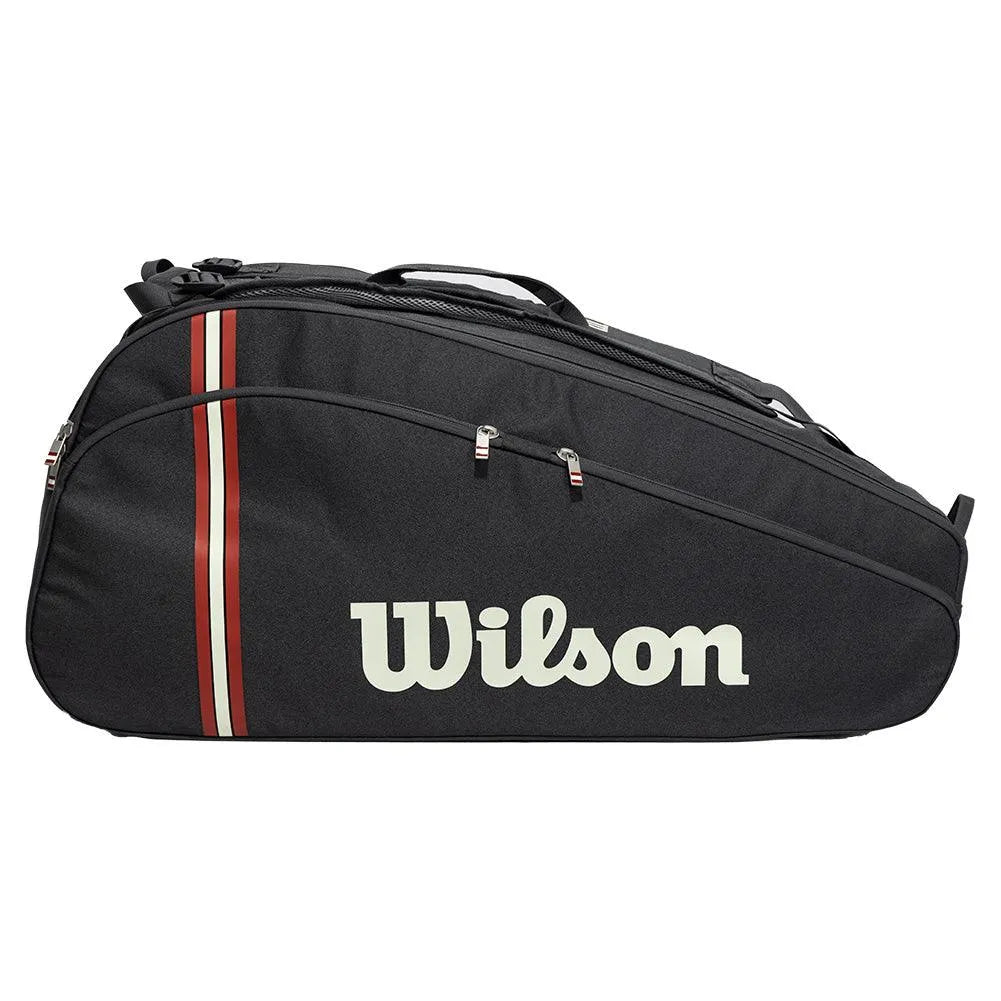 Tour 12 Pack Tennis Racquet Bag Black