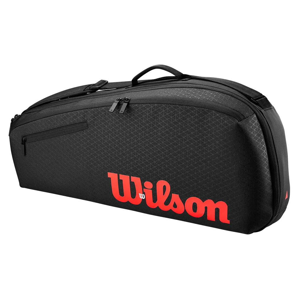 Clash V3 3 Pack Super Tour Tennis Racquet Bag Black and Infrared