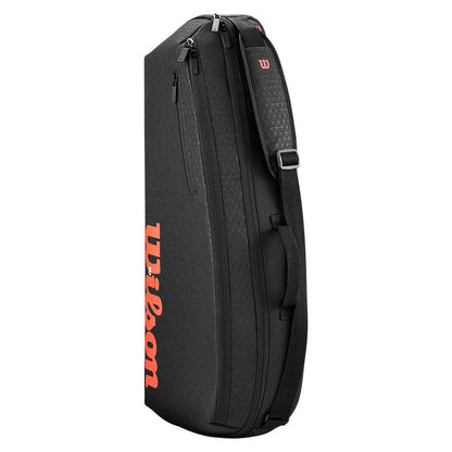Clash V3 3 Pack Super Tour Tennis Racquet Bag Black and Infrared
