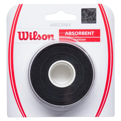ABSORBx Tennis Overgrip 3 Pack Black