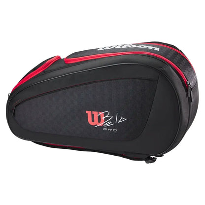 Bela V3 Padel Racquet Bag Black and Red